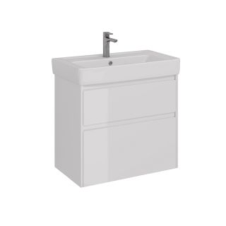 Тумба под раковину Lemark Combi LM03C80T 80 см белый глянец